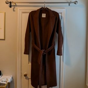 ABERCROMBIE & FITCH Wool-blend Trench
